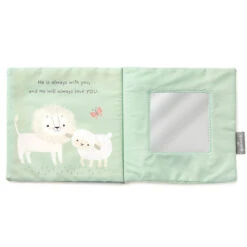 Hallmark The Lion And The Lamb: A Touch & Feel Book About God's Love Cloth Book -Cozy Home Accents Deals Store Lion and Lamb Touch Feel Soft Plush Cloth Book 1BBY4854 05