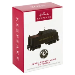 Hallmark Lionel® Pennsylvania K4 Tender Metal Ornament -Cozy Home Accents Deals Store Lionel Trains Black Engine Keepsake Ornament 2199QXI6377 04