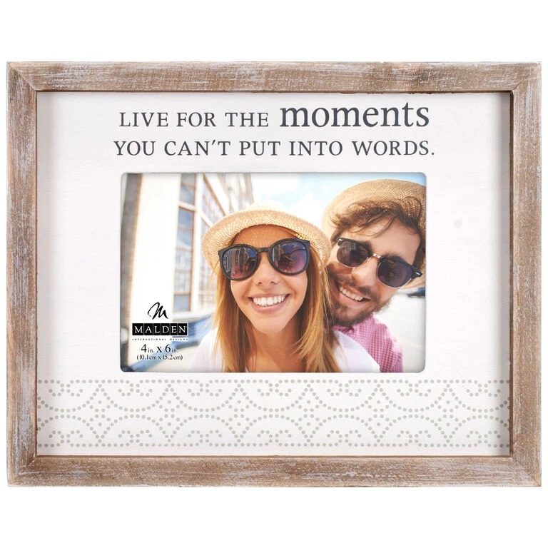 Live For The Moments Picture Frame, 4x6 1 Live For The Moments Picture Frame, 4x6