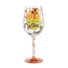 Enesco Lolita Witch Way To The Wine Glass, 15 Oz.