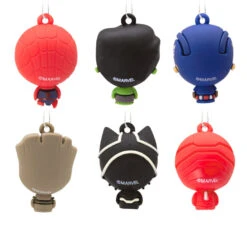 Mini Marvel Super Heroes Shatterproof Hallmark Ornaments, Set Of 6 -Cozy Home Accents Deals Store Marvel Super Heroes Miniature Christmas Ornaments Set of 6 2HCM9228 06