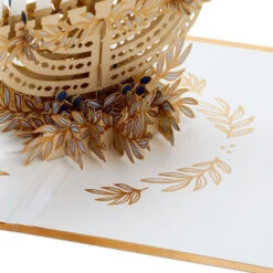 Hallmark Season Full Of Light 3D Pop-Up Hanukkah Card -Cozy Home Accents Deals Store Menorah 3D PopUp Hanukkah Card 5XXH1003 04