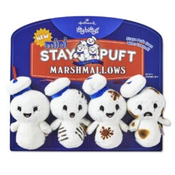 Hallmark Itty Bittys® Ghostbusters: Afterlife™ Mini Stay Puft Marshmallows Plush, Set Of 4 -Cozy Home Accents Deals Store Mini Stay Puft Marshmallows Ghostbusters Afterlife itty bittys 1KDD1890 03