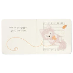 Hallmark MopTops Furry Cat Stuffed Animal With You Are So Fun Board Book -Cozy Home Accents Deals Store MopTops Plush Cat Stuffed Animal Board Book 1KID1533 06