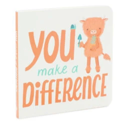 Hallmark MopTops Highland Cow Stuffed Animal With You Make A Difference Board Book -Cozy Home Accents Deals Store MopTops Plush Cow Stuffed Animal Board Book 1KID1537 04