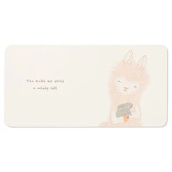 Hallmark MopTops Llama Stuffed Animal With You Make Me Smile Board Book -Cozy Home Accents Deals Store MopTops Plush Llama Stuffed Animal Board Book 1KID1534 06