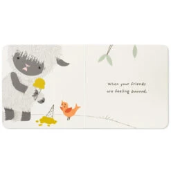 Hallmark MopTops Highland Sheep Stuffed Animal With You Are Kind Board Book 11 Hallmark MopTops Highland Sheep Stuffed Animal With You Are Kind Board Book -Cozy Home Accents Deals Store MopTops Plush Sheep Stuffed Animal Board Book 1KID1535 06