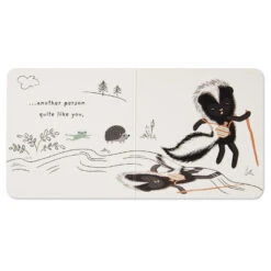 Hallmark MopTops Skunk Stuffed Animal With You Are Unique Board Book -Cozy Home Accents Deals Store MopTops Plush Skunk Stuffed Animal and Board Book 1KID2082 06