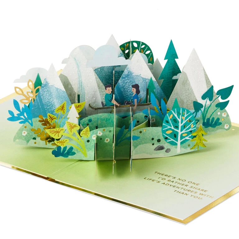 Hallmark Love Sharing Life's Adventure With You 3D Pop-Up Love Card 1 Hallmark Love Sharing Life's Adventure With You 3D Pop-Up Love Card