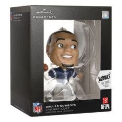 NFL Dallas Cowboys Dak Prescott Bouncing Buddy Hallmark Ornament -Cozy Home Accents Deals Store NFL Dallas Cowboys Dak Prescott Bouncing Buddy Christmas Ornament 1OSL1563 04