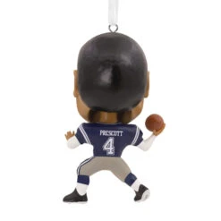 NFL Dallas Cowboys Dak Prescott Bouncing Buddy Hallmark Ornament -Cozy Home Accents Deals Store NFL Dallas Cowboys Dak Prescott Bouncing Buddy Christmas Ornament 1OSL1563 05