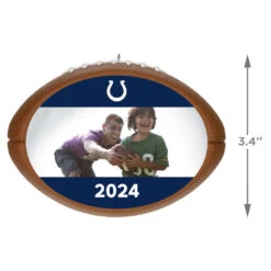 Hallmark NFL Football Indianapolis Colts Text And Photo Personalized Ornament -Cozy Home Accents Deals Store NFL Football Indianapolis Colts Text and Photo Personalized Ornament 2499QHE1985B17 03