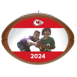Hallmark NFL Football Kansas City Chiefs Text And Photo Personalized Ornament