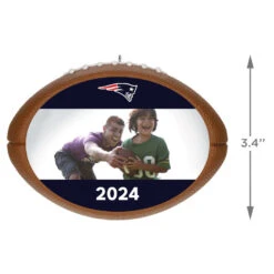 Hallmark NFL Football New England Patriots Text And Photo Personalized Ornament -Cozy Home Accents Deals Store NFL Football New England Patriots Text and Photo Personalized Ornament 2499QHE1985B15 03