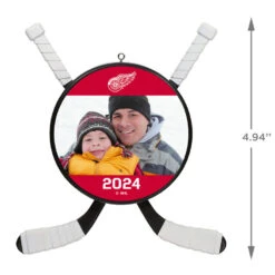 NHL Hockey Personalized Photo Ornament, Detroit Red Wings® 7 NHL Hockey Personalized Photo Ornament, Detroit Red Wings® -Cozy Home Accents Deals Store NHLHockey Personalized Photo Ornament Detroit Red Wings 2499QHE1925B5 03