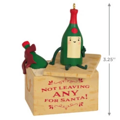 Hallmark A Case Of Christmas Cheer Ornament -Cozy Home Accents Deals Store None for Santa Wine Crate Keepsake Ornament 1799QGO2869 03