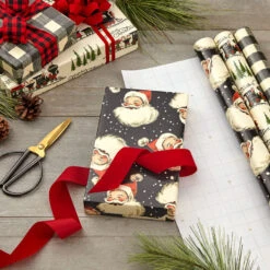 Hallmark Old-Fashioned Christmas 3-Pack Wrapping Paper, 120 Sq. Ft. -Cozy Home Accents Deals Store OldFashioned Christmas 3Pack Wrapping Paper 5JXW1077 03