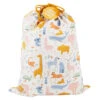 Hallmark 28" Pastel Animals Large Fabric Gift Bag With Tag