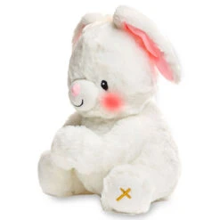 Paws For Prayer Bunny Stuffed Animal With Music And Light, 10" H -Cozy Home Accents Deals Store Paws for Prayer Bunny Plush With Music and Light CB86751 03
