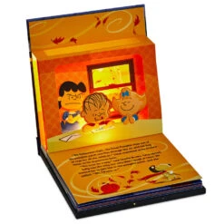 Hallmark Peanuts® It's The Great Pumpkin, Charlie Brown Lighted Pop-Up Book -Cozy Home Accents Deals Store Peanuts Its the Great Pumpkin Charlie Brown Book 1KHW1024 04