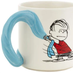 Hallmark Peanuts® Linus And Snoopy Dimensional Blanket Mug, 17 Oz. -Cozy Home Accents Deals Store Peanuts Linus and Snoopy Dimensional Blanket Mug 1PAJ2159 03
