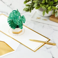 Hallmark Plant In Pot 3D Pop-Up Thinking Of You Card 15 Hallmark Plant In Pot 3D Pop-Up Thinking Of You Card -Cozy Home Accents Deals Store Plant in Pot 3D PopUp Thinking of You Card 1299LAD2900 07