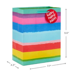 Hallmark Birthday Rainbow 8-Pack Gift Bags, Assorted Sizes And Designs -Cozy Home Accents Deals Store Rainbow Birthday Gift Bags Assorted Sizes Designs 5EGB7427 05