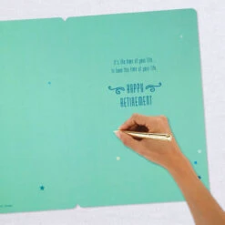 Hallmark 16" Retired And Admired Jumbo Retirement Card With Banner -Cozy Home Accents Deals Store Retired Admired Retirement Card 1299CBG3022 06