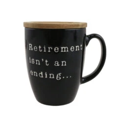 Our Name Is Mud Retirement Mug With Lid, 16 Oz.