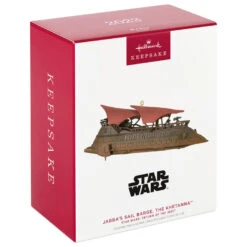 Hallmark Star Wars: Return Of The Jedi™ Jabba's Sail Barge, The Khetanna™ Ornament With Sound -Cozy Home Accents Deals Store Return of Jedi Jabbas Barge Keepsake Ornament 3799QXI7109 04