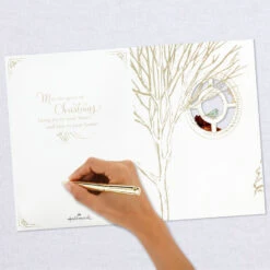 Hallmark Spirit Of Christmas Musical 3D Pop-Up Christmas Card With Light -Cozy Home Accents Deals Store Santa Shadow Box 3D PopUp Music Light Christmas Card 1099XOD4034 08