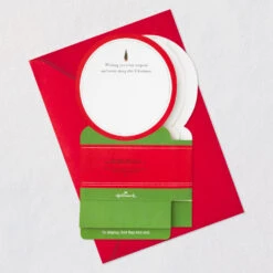 Hallmark Santa's Sleigh Snow Globe Musical 3D Pop-Up Christmas Card With Motion -Cozy Home Accents Deals Store Santa Sleigh Snowglobe 3D PopUp Music Motion Christmas Card 1299XOD9985 08