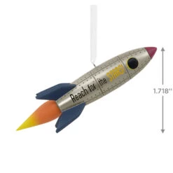 Signature Rocket Ship Hallmark Ornament 6 Signature Rocket Ship Hallmark Ornament -Cozy Home Accents Deals Store Signature Rocket Ship Christmas Ornament 1HDL2176 03