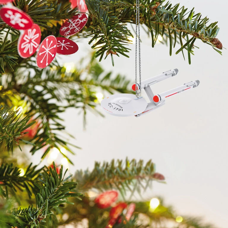Hallmark Mini Star Trek™ U.S.S. Enterprise NCC-1701 Ornament, 0.035" 2 Hallmark Mini Star Trek™ U.S.S. Enterprise NCC-1701 Ornament, 0.035" - Image 2
