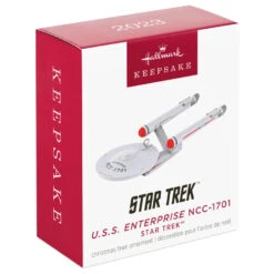 Hallmark Mini Star Trek™ U.S.S. Enterprise NCC-1701 Ornament, 0.035" 10 Hallmark Mini Star Trek™ U.S.S. Enterprise NCC-1701 Ornament, 0.035" -Cozy Home Accents Deals Store Star Trek USS Enterprise Keepsake Ornament 1099QXM9327 04