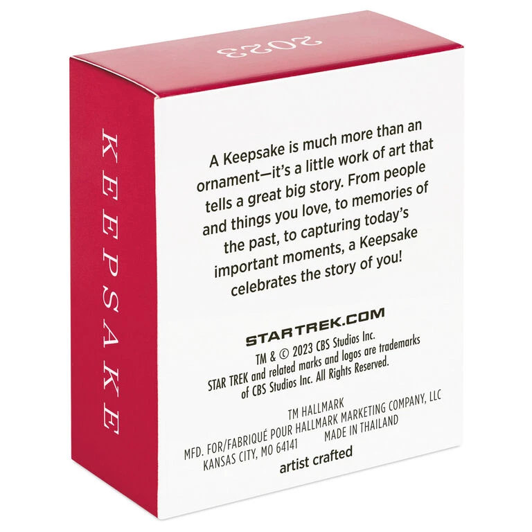 Hallmark Mini Star Trek™ U.S.S. Enterprise NCC-1701 Ornament, 0.035" 5 Hallmark Mini Star Trek™ U.S.S. Enterprise NCC-1701 Ornament, 0.035" - Image 5