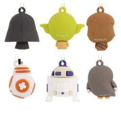 Mini Star Wars™ Shatterproof Hallmark Ornaments, Set Of 6 -Cozy Home Accents Deals Store Star Wars Characters Miniature Christmas Ornaments Set of 6 2HCM6129 06