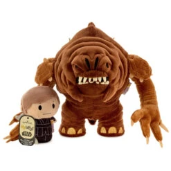 Hallmark Itty Bittys® Star Wars: Return Of The Jedi™ Luke Skywalker™ And Rancor™ Plush Collector Set Of 2 -Cozy Home Accents Deals Store Star Wars Luke Skywalker and Rancor Plush itty bittys 1KDD2137 06
