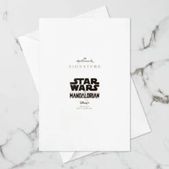 Hallmark Star Wars: The Mandalorian™ Grogu™ Warm Wishes 3D Pop-Up Holiday Card -Cozy Home Accents Deals Store Star Wars The Mandalorian Grogu 3D PopUp Holiday Card 1499XXH9985 09
