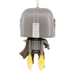 Star Wars The Mandalorian™ With Grogu™ Funko POP!® Hallmark Ornament -Cozy Home Accents Deals Store Star Wars The Mandalorian With Grogu Funko POP Christmas Ornament 3HCM1103 06