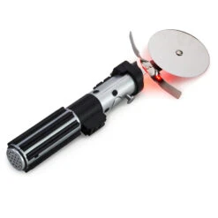 Hallmark Star Wars™ Lightsaber™ Pizza Cutter With Sound -Cozy Home Accents Deals Store Star Wars Vader Lightsaber Pizza Cutter With Sound 1SHP2165 03
