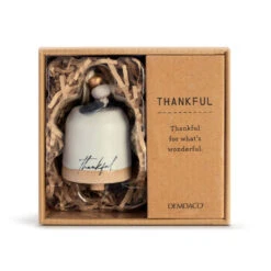 Demdaco Thankful Mini Inspired Bell, 2.5" -Cozy Home Accents Deals Store Thankful Mini Inspired Bell 1008010011 03