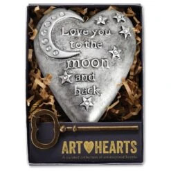 To The Moon Art Heart Sculpture, 4" -Cozy Home Accents Deals Store To the Moon Art Heart Sculpture 4 root 1003480047 1003480047 1470 4.jpg Source Image