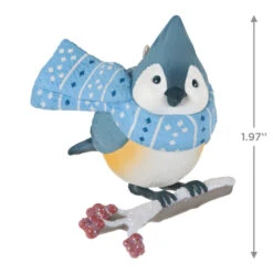 Hallmark Cozy Critters Ornament -Cozy Home Accents Deals Store Tufted Timouse in Scarf Keepsake Ornament 1499QXR8019 03