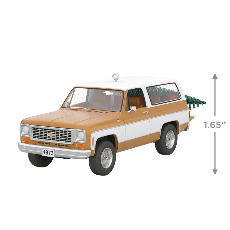Hallmark All-American Trucks 1973 Chevrolet® Blazer® 2023 Metal Ornament 3 Hallmark All-American Trucks 1973 Chevrolet® Blazer® 2023 Metal Ornament - Image 3
