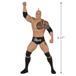 Hallmark WWE The Rock Ornament -Cozy Home Accents Deals Store WWE Dwayne The Rock Johnson Keepsake Ornament 1999QXI7199 03