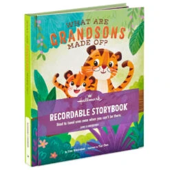 Hallmark What Are Grandsons Made Of? Recordable Storybook -Cozy Home Accents Deals Store What Are Grandsons Made Of Recordable Storybook 1KOB1230 05