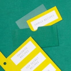 Hallmark Bright Citrus Customizable Recipe Organizer Book -Cozy Home Accents Deals Store Yellow Pink Lemon Floral 3Ring Recipe Book 1TOG1033 04