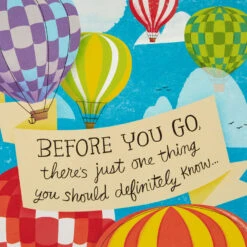 Hallmark 16" Hot Air Balloons Pop-Up Jumbo Goodbye Card -Cozy Home Accents Deals Store Youll Be Missed Balloon Goodbye Card 1499CBG1018 05
