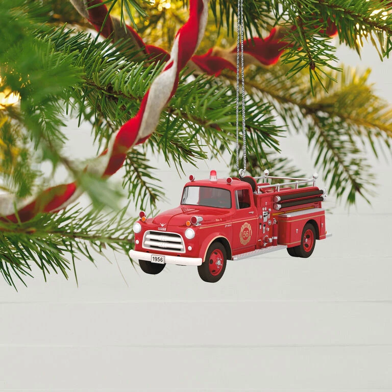 Cozy Home Accents Deals Store -Cozy Home Accents Deals Store Vintage Fire Truck Keepsake Ornament 2799QXR8167 02
